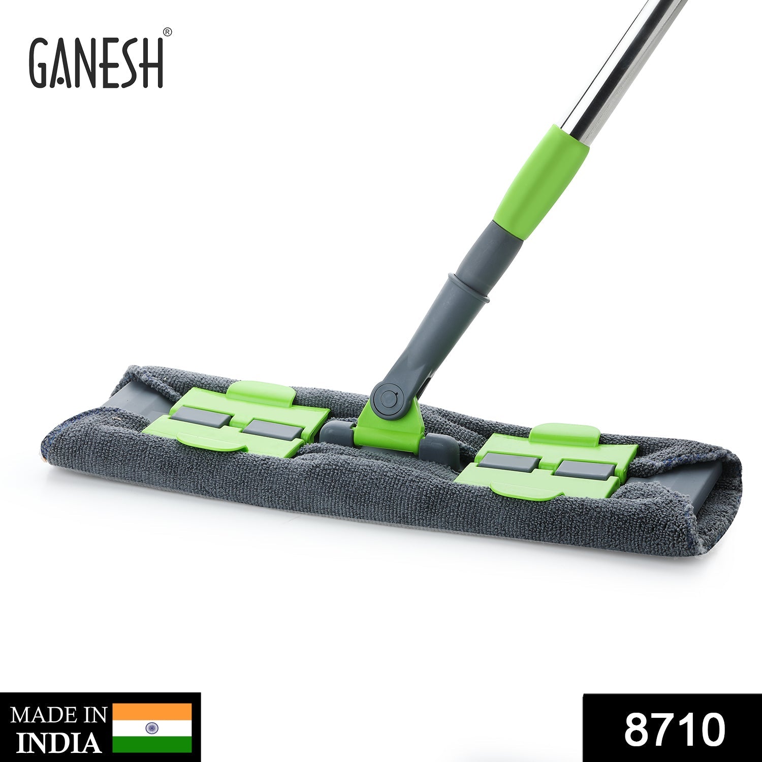 8710 Multipurpose Wet and Dry Cleaning Microfiber Flat MOP Floor Cleaning Mop with , 360 Degree Rotating Head and Telescopic Handle Steel Rod Long Handle Dry Mops, Standard (1 Piece, Multi-Colour) DeoDap 8710 Multipurpose Wet and Dry Cleaning Microfiber Flat MOP Floor Cleaning Mop with , 360 Degree Rotating Head and Telescopic Handle Steel Rod Long Handle Dry Mops, Standard (1 Piece, Multi-Colour) DeoDap